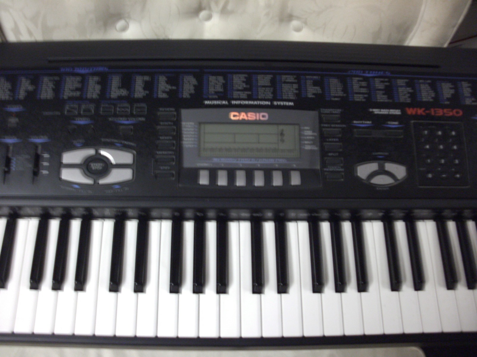 Vintage Casio WK-1350 Musical Information System & Synthesizer | eBay